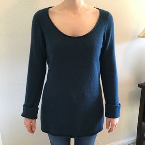 Navy Cashmere Sweater